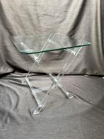 Vintage Plexiglas Vouwtafeltje - Jaren '70 Design, 45 tot 60 cm, Kunststof, Gebruikt, Overige vormen