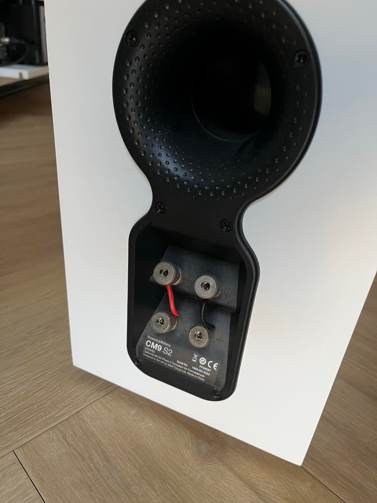 B&W CM9 S2 (Wit) - Set van 2, Ophalen, Zo goed als nieuw, Bowers & Wilkins (B&W), 120 watt of meer