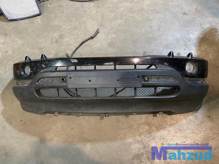 BMW X5 E53 zwart voorbumper pdc koplampsproeier, Auto-onderdelen, Carrosserie en Plaatwerk, Bumper, BMW, Voor, Gebruikt, Ophalen of Verzenden
