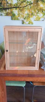 Jysk vitrinekastje van bamboe - Zo goed als nieuw, Zo goed als nieuw, Minder dan 100 cm, 25 tot 50 cm, 50 tot 100 cm