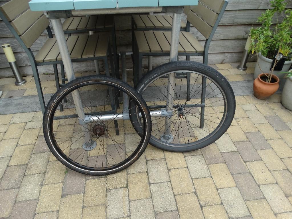 set wielen uit een giant fiets  5 ver  type wiel framr 5, Ophalen, Gebruikt