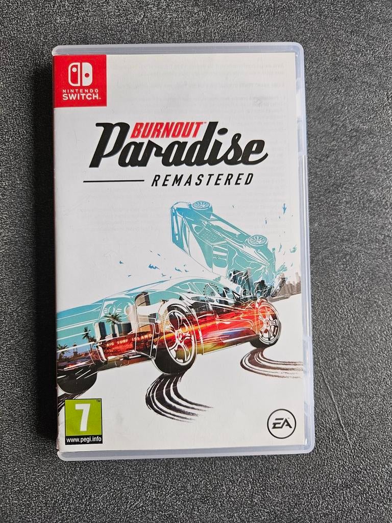 Burnout Paradise Remastered Nintendo Switch, Ophalen, 1 speler, Racen en Vliegen, Zo goed als nieuw