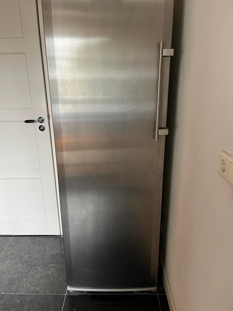 Liebherr rvs diepvrieskast 8 lades losstaand, Ophalen of Verzenden, Zo goed als nieuw, 60 tot 90 cm, 160 cm of meer