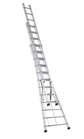 Altrex ladder 3x12 sports, Doe-het-zelf en Verbouw, Ladders en Trappen, Ophalen, Gebruikt, Ladder, Opvouwbaar of Inschuifbaar