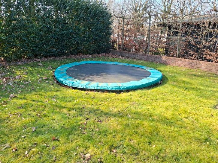 Berg Inground Trampoline 380cm, Kinderen en Baby's, Speelgoed | Buiten | Trampolines, Gebruikt, Ophalen