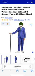 The Joker halloween carnaval L kind, Ophalen of Verzenden, Zo goed als nieuw, Jongen of Meisje