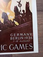 Affiche Berlijn 1936 Olympische Spelen uit 1972, Zo goed als nieuw, Verzenden