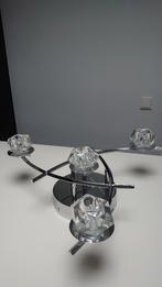 Plafondlamp halogeen en LED (met afstandsbediening), Ophalen, Zo goed als nieuw, Glas, Modern