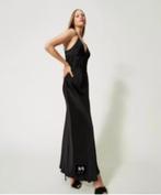 TWINSET - Prachtige maxi Jurk 42 - Nieuw €329 - TWIN SET, Twinset, Zwart, Maat 42/44 (L), Nieuw