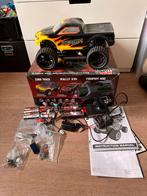 Himoto 1:10 Truck Black Flames compleet, Auto offroad, Elektro, Ophalen of Verzenden, Zo goed als nieuw