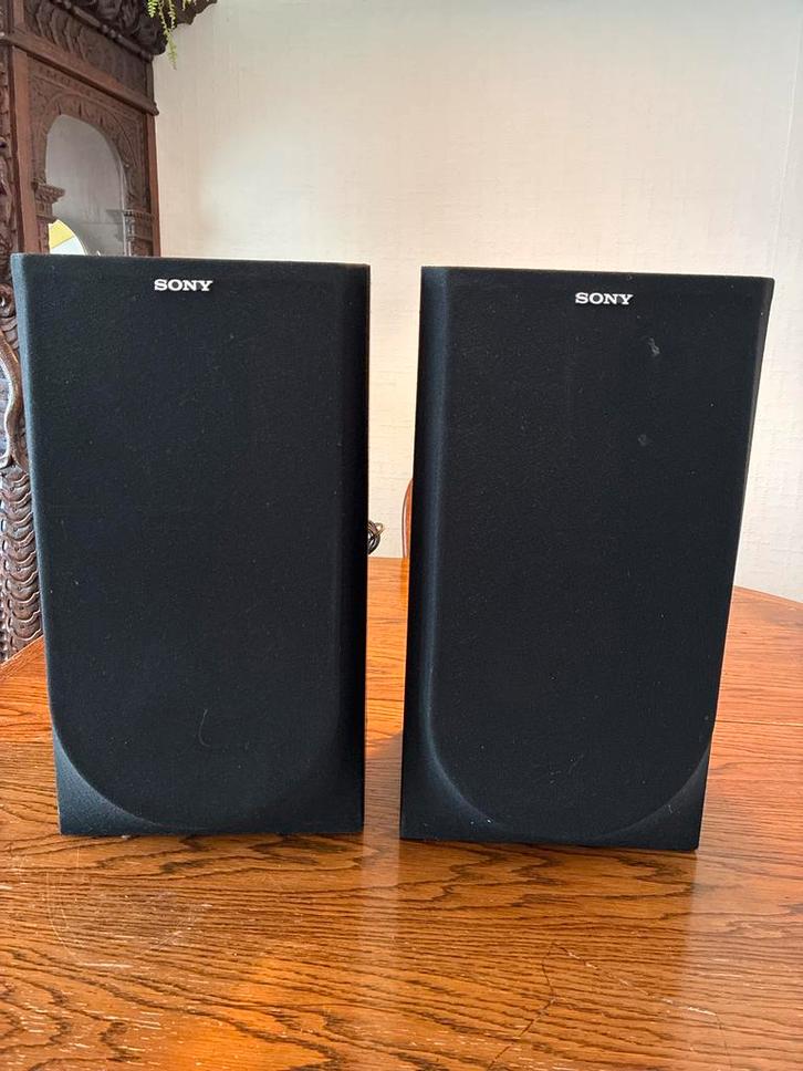 Sony SS‑A300 Boekenplank Speakers – Compleet & Netjes, Audio, Tv en Foto, Luidsprekers, Gebruikt, Front, Rear of Stereo speakers