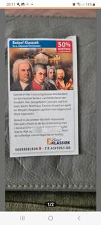 Beleef Klassiek voordeelbon ( o.a . Classical Christmas), Tickets en Kaartjes, Drie personen of meer, Cadeaubon, Overige typen