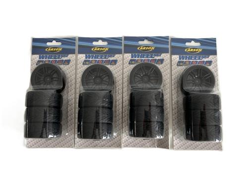 Carson  C900174 wheel set 1/10, Hobby en Vrije tijd, Modelbouw | Radiografisch | Auto's, Nieuw, Onderdeel, Elektro, Schaal 1:10