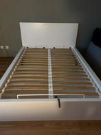 IKEA Malm bed met opslagruimte 200x140, Huis en Inrichting, Slaapkamer | Bedden, Gebruikt, Wit, Hout, Ophalen