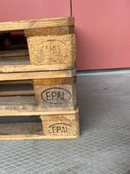Europallets, Doe-het-zelf en Verbouw, Hout en Planken, Ophalen, Gebruikt, Pallet, Minder dan 200 cm