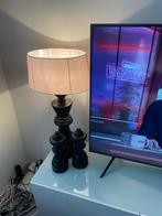 Twee zwarte schaakstuk lampen Riviera Maison, Huis en Inrichting, Ophalen of Verzenden, Zo goed als nieuw, Modern, 50 tot 75 cm
