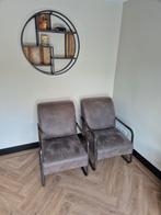 2 Industriële Fauteuils van Schippers Lifestyle, Ophalen, Minder dan 75 cm, Zo goed als nieuw, 50 tot 75 cm