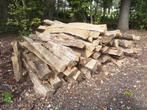 Eiken brandhout zelf zagen., Tuin en Terras, Haardhout, Minder dan 3 m³, Ophalen, Eikenhout