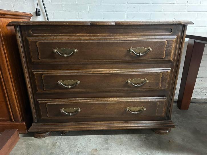 Antieke Eiken Commode/Ladekast - Perfecte Staat!, Huis en Inrichting, Kasten | Ladekasten, Zo goed als nieuw, 100 tot 150 cm, 50 tot 75 cm