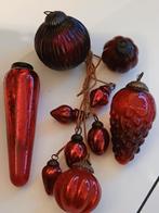 Zeer mooie rood set..tros/druif/ovaal en ballen, Diversen, Kerst, Ophalen, Zo goed als nieuw