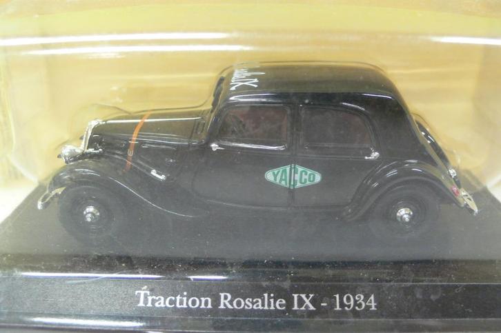 citroen traction rosalie ix 1934 - altaya  1/43, Hobby en Vrije tijd, Modelauto's | 1:43, Nieuw, Auto, Overige merken, Verzenden