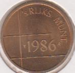 Penning 's Rijks Munt 1986 in munthouder, Ophalen of Verzenden, Overige materialen, Nederland