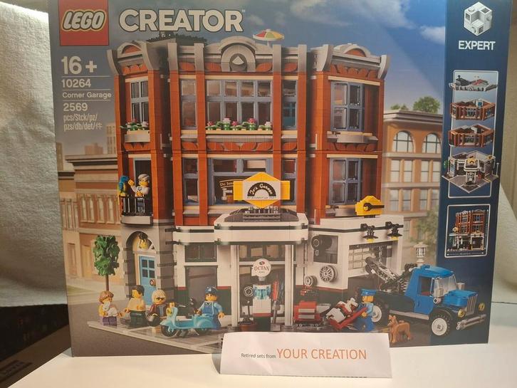 NIEUW LEGO 10264 Creator Expert  Hoekgarage, Kinderen en Baby's, Speelgoed | Duplo en Lego, Nieuw, Lego, Complete set, Ophalen of Verzenden