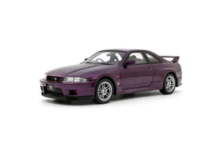 1:18 Nissan Skyline GT-R R33 V-Spec - 1995 - Midnight purple, Hobby en Vrije tijd, Modelauto's | 1:18, Nieuw, Auto, OttOMobile