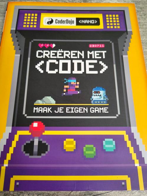 Jurie Horneman - Creëren met Code - Maak je eigen game, Boeken, Kinderboeken | Jeugd | onder 10 jaar, Zo goed als nieuw, Ophalen of Verzenden