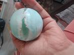 Caribbean blue calciet bol, 7 cm, Verzamelen, Mineralen en Fossielen, Ophalen of Verzenden