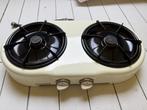 emaille vintage gasfornuis tweepits - aardgas, Witgoed en Apparatuur, Fornuizen, Ophalen, Gebruikt, Minder dan 85 cm, 3 kookzones of minder