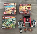 4 setjes LEGO Ninjago (70591-70680-71700-71734), Ophalen of Verzenden