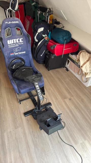 Tom coronel race sim stoel beschikbaar voor biedingen