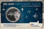 100 Jaar Luchtvaart Vijfje UNC Coincard, Ophalen of Verzenden, Koningin Beatrix, Euro's, Losse munt