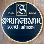 Handgeschilderde Ierse/Schotse pubborden/ Springbank whiskey, Verzamelen, Ophalen of Verzenden, Nieuw, Reclamebord