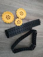Lego Technics: 3 raderen en 2 rupsbanden., Ophalen of Verzenden, Zo goed als nieuw