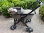Dubatti kinderwagen, olijfkleur, Gebruikt, Verstelbare duwstang, Combiwagen, Ophalen