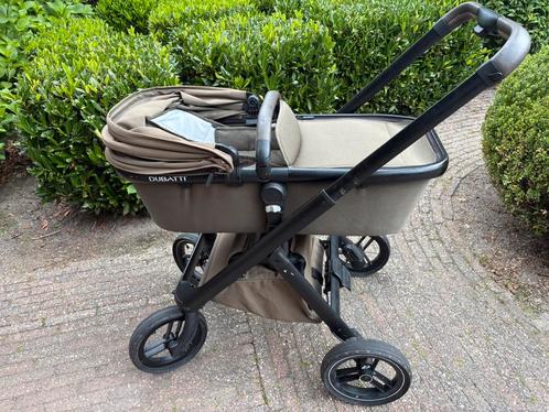 Dubatti kinderwagen, olijfkleur, Kinderen en Baby's, Kinderwagens en Combinaties, Gebruikt, Combiwagen, Overige merken, Duowagen