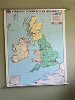 Klassikale kaart Verenigd Koninkrijk en Ierland, Boeken, Atlassen en Landkaarten, Ophalen, 2000 tot heden, Europa Overig, Landkaart