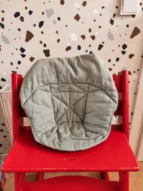 Tripp Trapp baby cushion groen, Kinderen en Baby's, Kinderstoelen, Zo goed als nieuw, Meegroeistoel, Ophalen of Verzenden