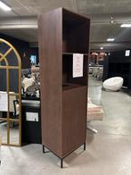 Kleine vakkenkast in walnoot kleur SALE, Met plank(en), Minder dan 50 cm, Gebruikt, 100 tot 150 cm