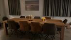 Grote eiken tafel 280 cm lang nieuw onbehandeld, Ophalen, Eikenhout, 200 cm of meer, 50 tot 100 cm