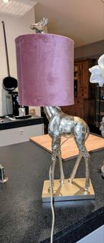 Giraffe lamp luxe uitvoering met roze kapje., Ophalen, Zo goed als nieuw, 50 tot 75 cm