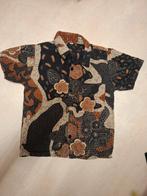 Batik blouse shirt Indonesië maat 98 104 kind, Ophalen of Verzenden, Zo goed als nieuw, Jongen, Shirt of Longsleeve