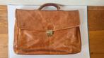 Leren laptoptas, Computers en Software, Laptoptassen, Ophalen of Verzenden, 15 inch, Gebruikt, Aktetas