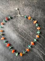 Mooie ketting met steentjes., Ophalen, Zo goed als nieuw, Overige kleuren, Steen of Mineraal