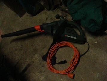 bladblazer blackanddecker met verlengsnoer i.g.st! beschikbaar voor biedingen