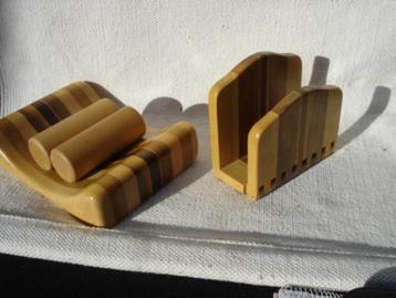 2x Hardwood Creations brievenstandaard David Levy /Davis CA beschikbaar voor biedingen