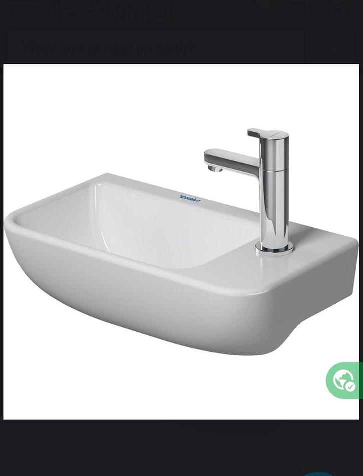 Duravit ME by Stark, Doe-het-zelf en Verbouw, Sanitair, Nieuw, Wastafel, Steen, Ophalen