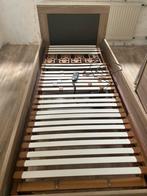 Verstelbaar Houten Bed, Eenpersoons, Bruin, Ophalen of Verzenden, Overige maten